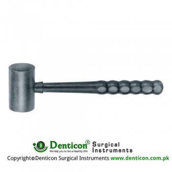FiberGrip™ Mallet Without Lead Filling Stainless Steel, 26 cm - 10 1/4" Head Diameter - Weight 42.0 mm Ø - 250 Grams